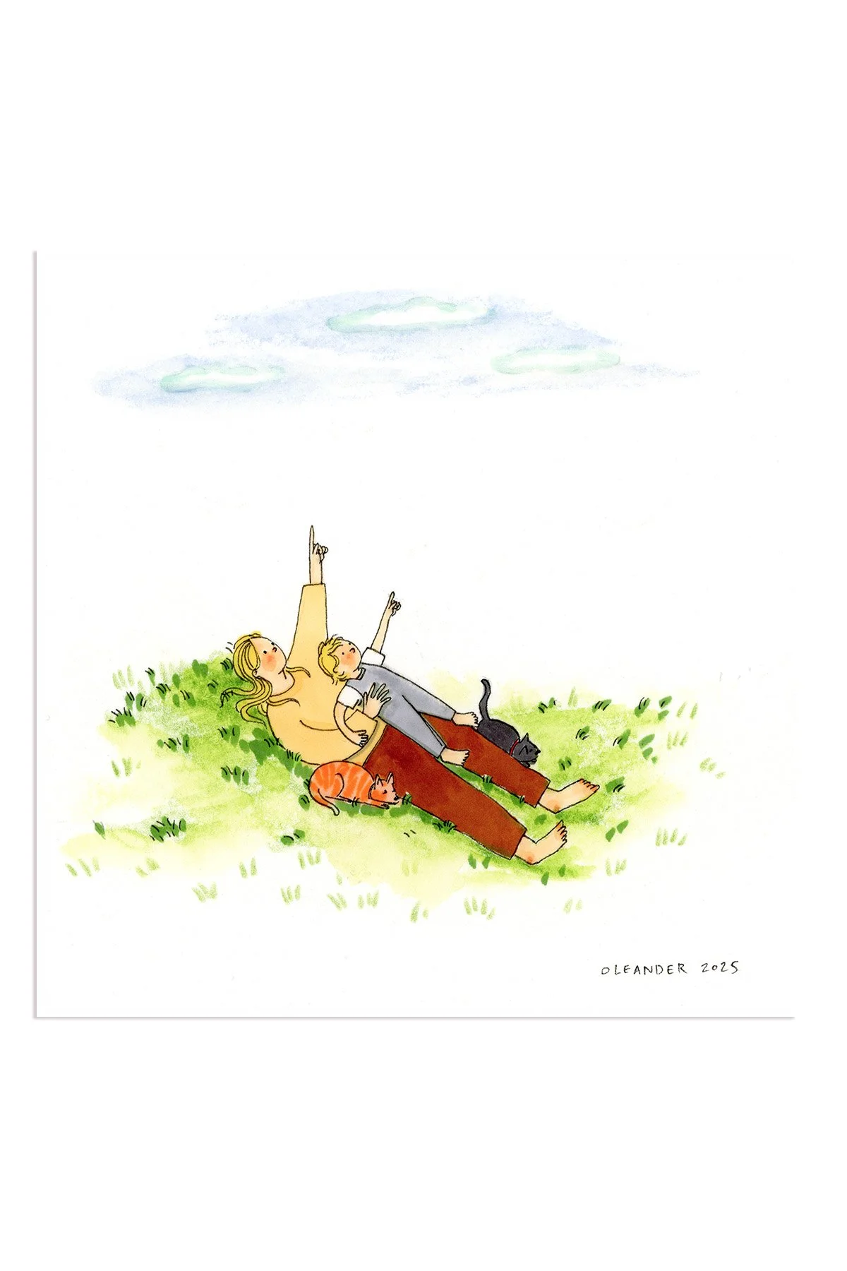 Bedtime Story art print by Amanda Oleander. — AMANDA OLEANDER